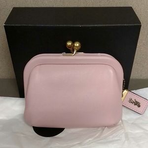Coach kisslock coin purse